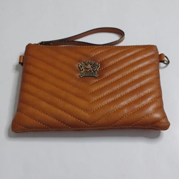 Pratesi Firenze Brown Quilted Clutch - Picture 1 of 8